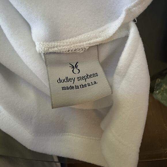 Dudley Stephens Park Slope Fleece Top White Size M 3/4 Sleeve Pullover - Picture 8 of 10